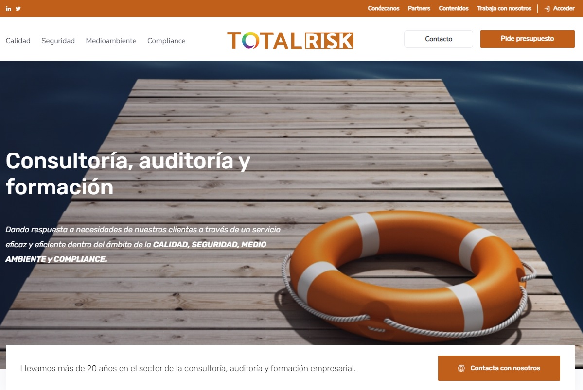 TOTALRISK presenta su nueva web.